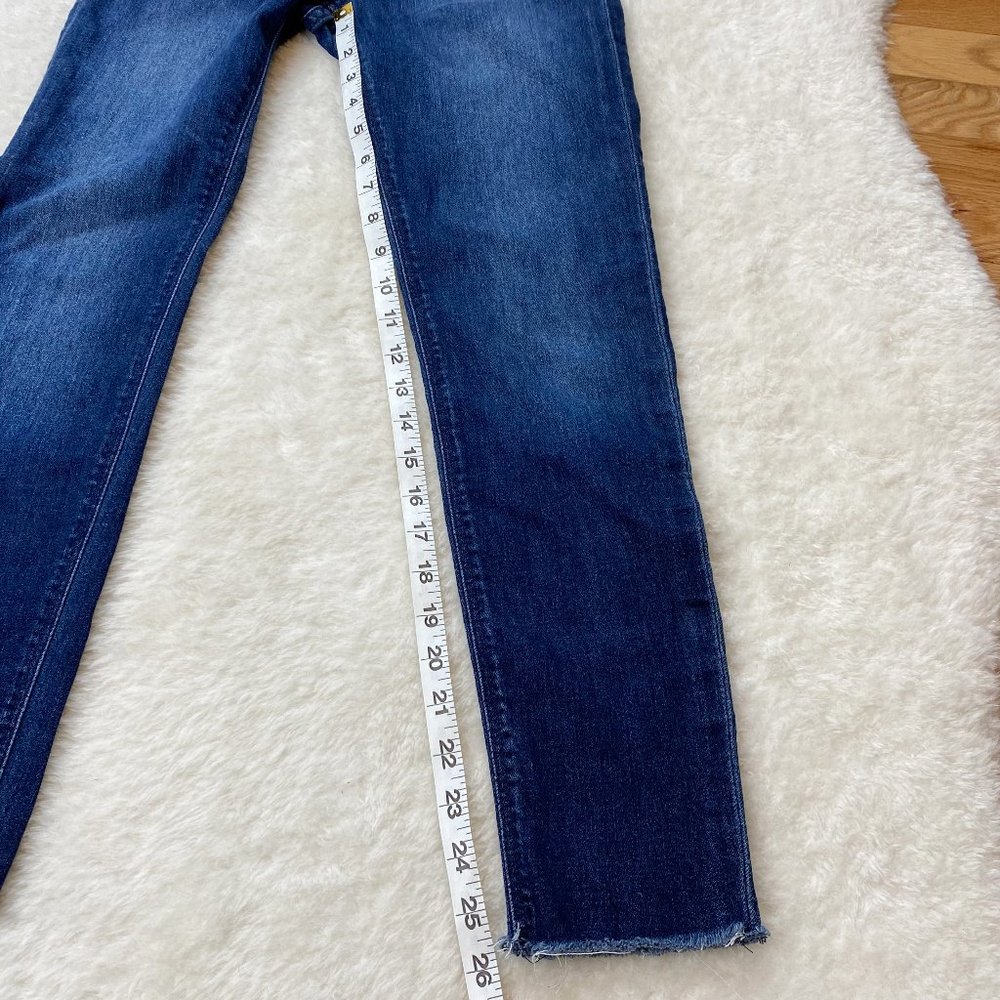 Hudson Jeans Crop Krista Super Skinny Dark Wash Size 27 - Picture 5 of 9